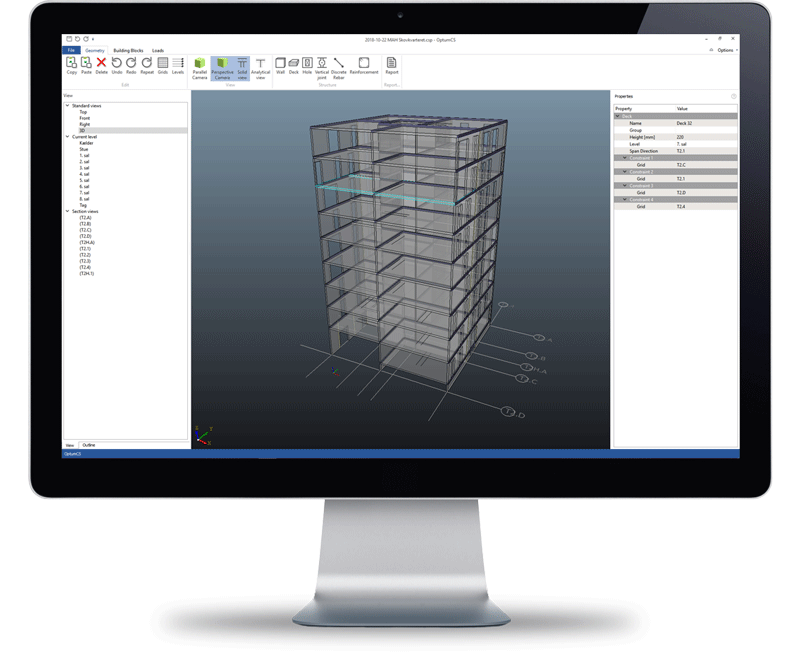 concrete element design software