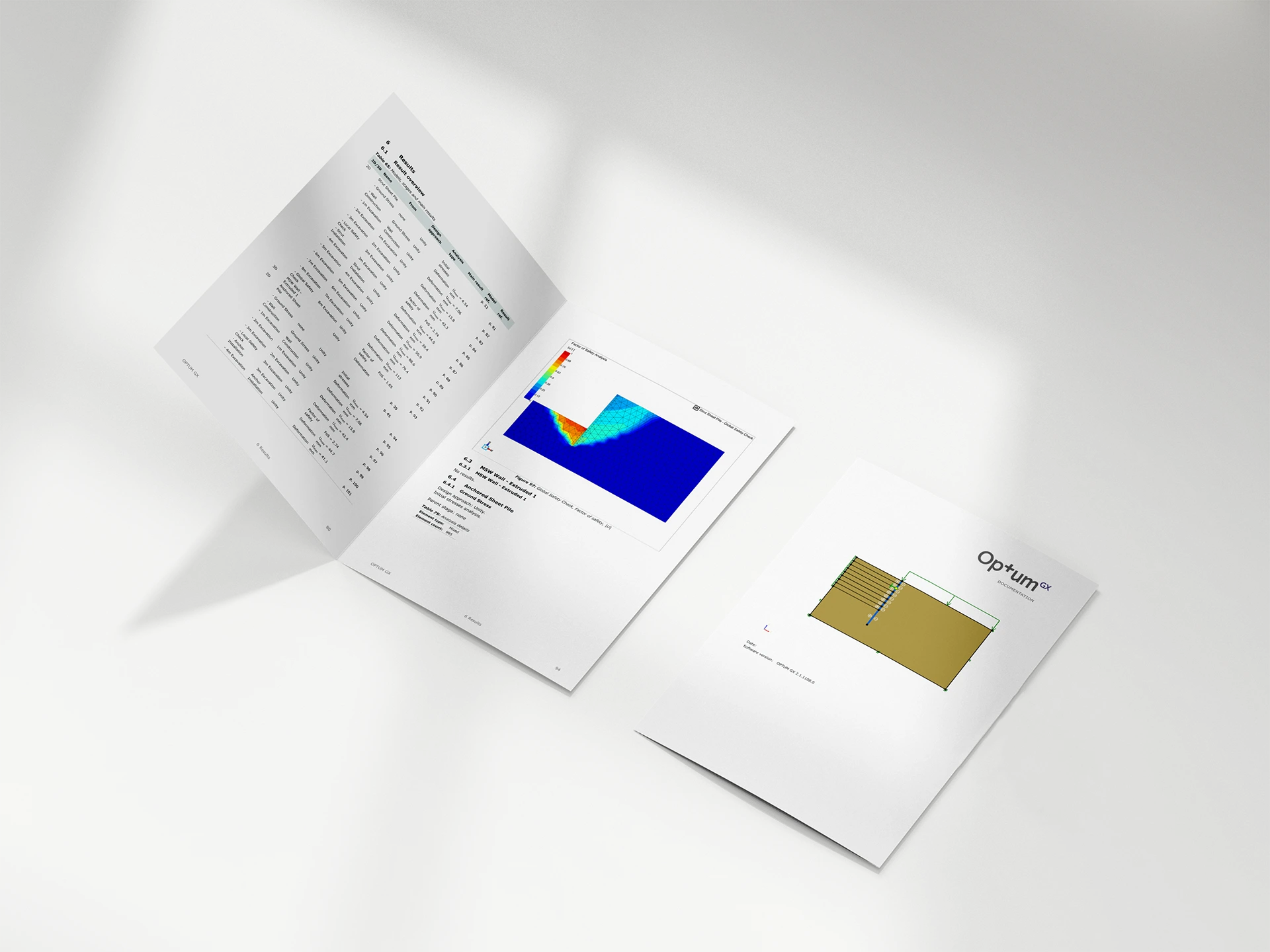 report retaining wall software